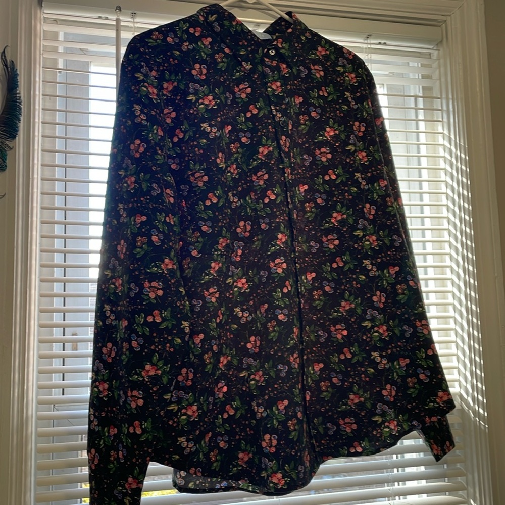Hill House blouse - berry floral crepe